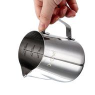 Frothing Pitcher, X-Chef Stainless Steel Milk Pitcher Latte Art Jug 10 OZ Christmas Gift N3