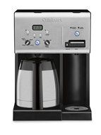 Cuisinart CHW-12 Coffee Plus 12-Cup Programmable Coffeemaker with Hot Water System, Black/Stainless N2