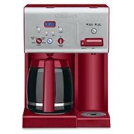 Cuisinart CHW-12 Coffee Plus 12-Cup Programmable Coffeemaker with Hot Water System, Black/Stainless N3