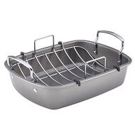 Circulon Nonstick Bakeware 17-Inch by 13-Inch Roaster with U-Rack N2