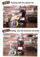 RECAP reuseable capsule coffee machine selffill 150 pieces + aluminium caps N2