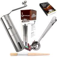 Hand Coffee Grinder with Adjustable Conical Ceramic Burrs | Premium Manual Mill Suitable for Coffee Beans, Herb... N15