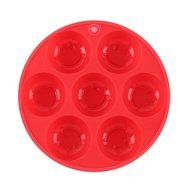 Pparty 7cavity Silicone Chocolate Cake Mold Tray for Candy Fondant Pudding Jelly Gummy -Kids Household for Holiday... N2