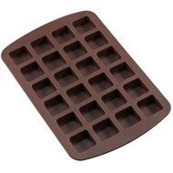 Sorbus&reg; 24 Cavity Silicone Brownie Squares Baking Mold Pans, Non-Stick, Easy To Clean, Oven / Microwave / Dishwasher...
