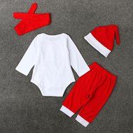 Xmas Clothes Outfits Set ,BeautyVan Kid Newborn Baby Romper Bodysuit+Pants Hat Hairband Xmas Clothes Outfits Set... N5