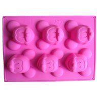 Anyana Mickey Mouse Silicone Cake Muffin Molds Cupcake Pan Soap N3