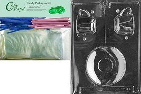 Cybrtrayd D072 Demi-Tasse Cup and Saucer Chocolate Candy Mold with Exclusive Cybrtrayd Copyrighted Chocolate Molding... N8