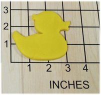 Kids Bath Rubber Duck Fondant Cookie Cutter and Stamp #1350