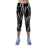 PHOTNO High Waist Fitness Yoga Sport Pants Printed Stretch Cropped Leggings N22