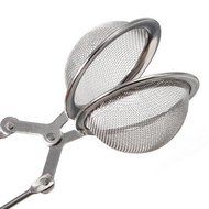 1 X Stainless Steel Spoon Tea Leaves Herb Mesh Ball Infuser Filter Squeeze Strainer N2