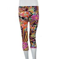PHOTNO High Waist Fitness Yoga Sport Pants Printed Stretch Cropped Leggings N24
