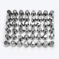 TANGCHU Russian Piping Tips 29PCS/SET Stainless Steel Large Size Icing Syringe Set DIY Coupler Nozzle 5 Pastry... N9