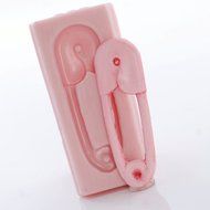 Baby Diaper Pin Silicone Mold use with Fondant, Candy, Food Safe, Polymer Clay, Resin Mold and Epoxy. Perfect... N5