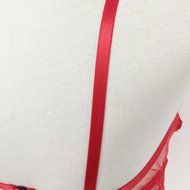 1Set Sexy Lingeriez，Beautyvan Comfortable Lingerie Lace Dress Babydoll Sleepwear G-string (L3, Red) N10
