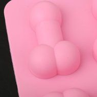 Novelty Penis Willy Dicky Silicone Chocolate Cake Jelly Mould Tray 8 Grids N7