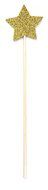 PuTwo 20 Counts Wedding Cake Decorating Frozen Cupcake Toppers Toothpicks, Sliver/Blue/Snow N57