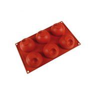 Silicone Mold Dimpled Dome 2-7/8" x 1-3/4 High, 6 Cavities