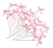 PuTwo 20 Counts Wedding Cake Decorating Frozen Cupcake Toppers Toothpicks, Sliver/Blue/Snow N64