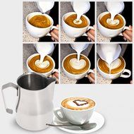 Anself Stainless Steel Professional Milk Frothing Pitcher Milk Foam Container Espresso Measuring Cups N12
