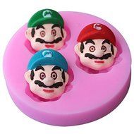 Super Mario Shaped Food Grade Silicone Mold by uGen! Soap Ice Cake Mold. Sugarcraft Tool. Chocolate Candy Fondant... N2