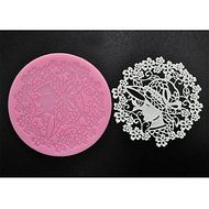 Sher FOUR-C Baking Supplies Sweet Lace Mat Silicone Mold for Cake Making,Silicone Mat Fondant Cake Tools Color... N2