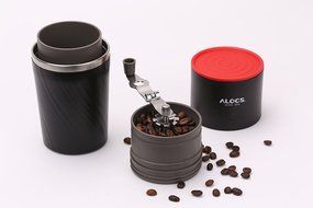 Tsonmall Hand Manual Coffee Grinder Maker with Hand Crank Portable Hand-Grinding Coffee Cup For Camping Hiking...