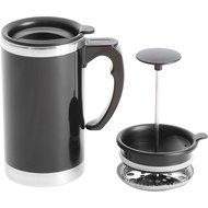 Wyndham House 21oz Stainless Steel Lined Double-wall Travel French Press Coffee/tea Mug- Wall Travel Mug - 2 Pack N2