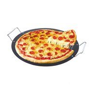 15-inch BBQ Pizza Pan, Arctic Monsoon, Non-stick Safety Coated Thick Gauge Cold Rolled Steel Material Grill Topper... N2