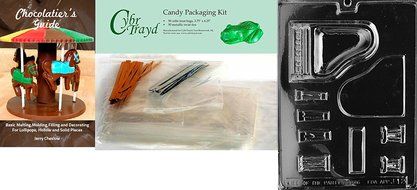 Cybrtrayd J012 Piano Chocolate Candy Mold with Exclusive Cybrtrayd Copyrighted Chocolate Molding Instructions N6