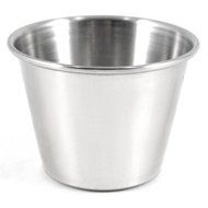 Stainless Steel Sauce and Condiment Cups, Set of 12 N2