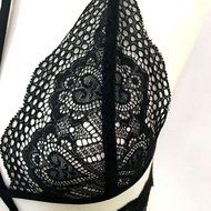 Underwear ，Beautyvan Comfortable Fashion Women Sexy Translucent Underwear Sheer Lace Strap Lingerie Bra Top Bustier... N21