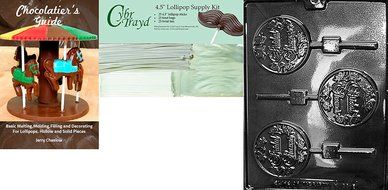 Cybrtrayd W066 Bridal Shower Pops Chocolate Candy Mold with Exclusive Cybrtrayd Copyrighted Chocolate Molding... N6