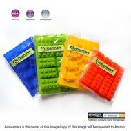 Ambermars Building Bricks and Minifigure Ice Cube Tray or Candy Mold,chocolate Molds,silicone Baking Molds, Premium... N4