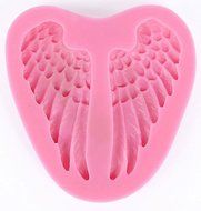 C-Pioneer Lovely Silicone Fairy Wings Baker Sugar Embossing Craft Mould Maker Pastry Tool