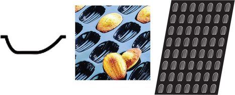 Flexipan 336346 Mini Madeleine Nonstick Sheet Mold