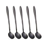Coffee Scoops, Stainless Steel Tableware Creative Sunflower Flower Pattern Coffee Spoons Stirring Spoon Sugar... N35