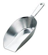 HIC Flat Bottom Multi-Purpose Food and Utility Scoop, Commercial-Grade Anodized Cast Aluminum, 4.5-Inches, 100... N12
