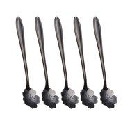 Coffee Scoops, Stainless Steel Tableware Creative Sunflower Flower Pattern Coffee Spoons Stirring Spoon Sugar... N40
