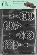 Cybrtrayd B028 Rattle Lolly Chocolate Candy Mold with Exclusive Cybrtrayd Copyrighted Chocolate Molding Instructions N3