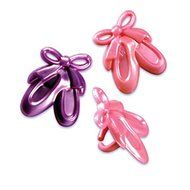 Oasis Supply Assorted Colors Cupcake/Cake Decorating Pearlized Rings, 1-1/2-Inch, Ballerina Slipper, Set of 12