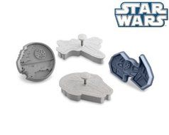 Star Wars Cookie Cutter 8 Pc Set Complete Saga: Death Star, Millennium Falcon, X-wing Fighter and Darth Vader's... N2