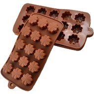 NEW Four-leaf Clover Silicone Ice Chocolate Pan Tray Candy Cookie Baking Mold by Generic