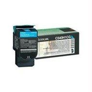 Lexmark - High Yield - Cyan - Original - Toner Cartridge Lccp, Lrp - For C540, 543, 544, 546, X543, 544, 546,...