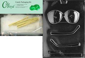 Cybrtrayd J027 Glasses Jobs Chocolate Candy Mold N2