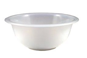 Paderno World Cuisine Polypropylene Mixing Bowl, 1-Quart, White