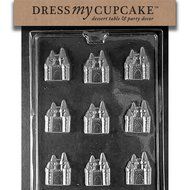 Dress My Cupcake Chocolate Candy Mold, Castle