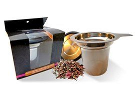 Tea Infuser PREMIUM Tea Strainer 304 Stainless Steel with LID Steeper Brew in Mug Strainers For Loose Leaf Herbal...