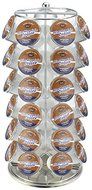 Surpahs ZEKH-200 42 Pod Capacity K-Cup Coffee Pod Storage Carousel Holder Spin Rack, Chrome/Silver N2