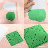 15 Pcs Cake Edge Decorating Tool Scrappers Cutters Smoother Tool Set by Kurtzy TM N4
