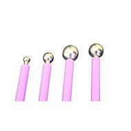 Sher FOUR-C Steel Ball Tools Cake Modeling Tools Cake Tools Color Purple,4/Set NO.65 N3